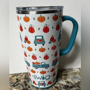 Swig Life 22 oz Pumpkin Patch Travel Mug Tumbler NEW